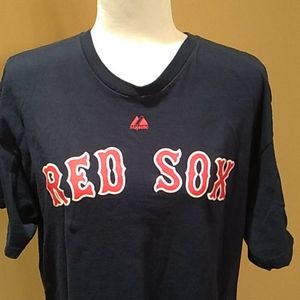 Boston Red Sox 15 Pedroia Short Sleeve T shirt